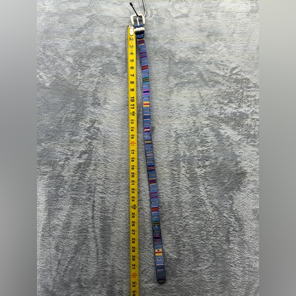 VTG Elite Accessories USA Made 1522 Native Southwest Aztec Womens Belt Fabric - Picture 15 of 16